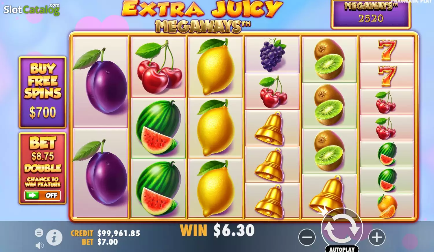 Extra Juicy Megaways — screenshot 4